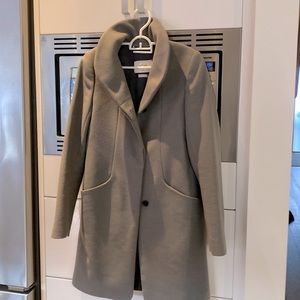 Wilfred Cocoon Coat, warm light grey, XS